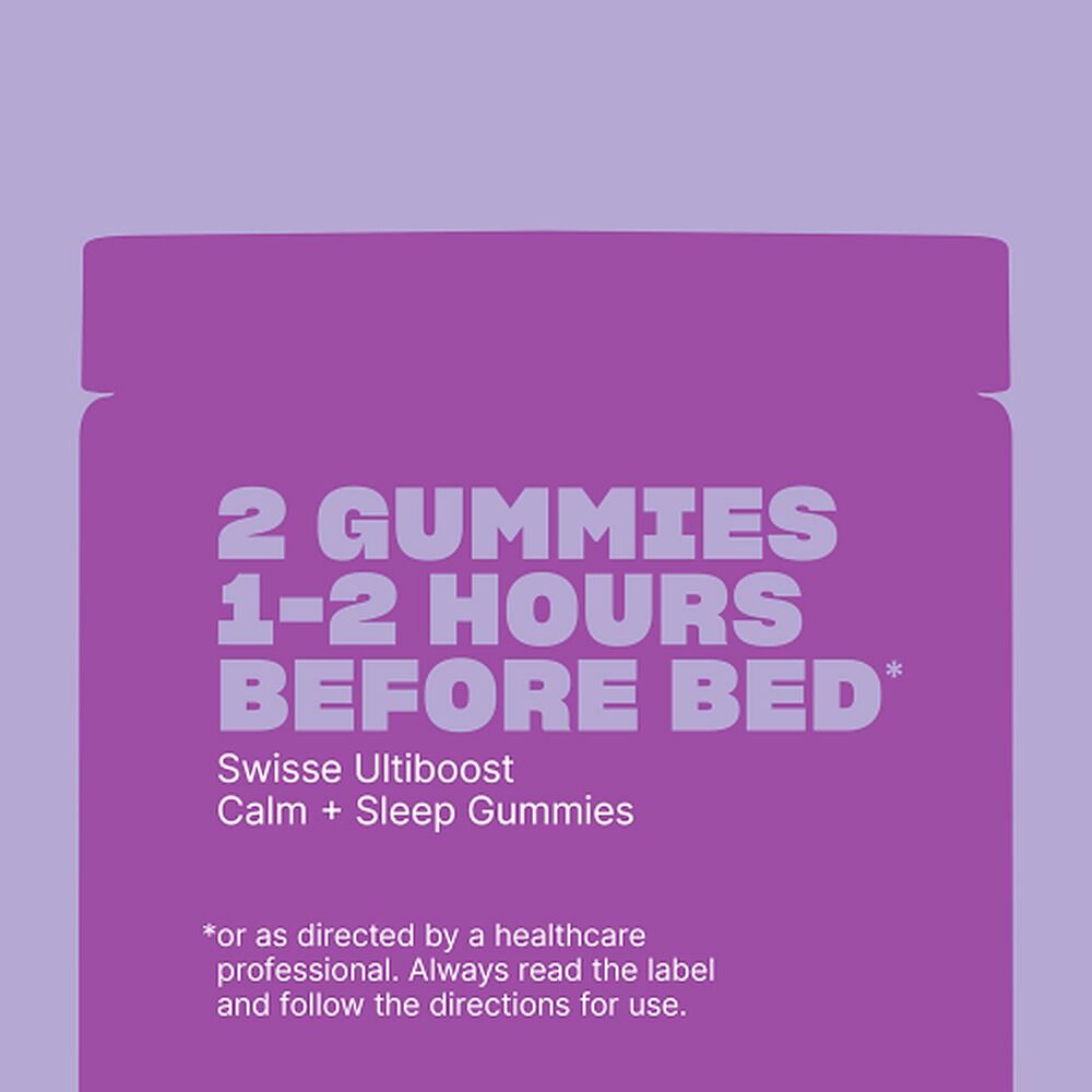 Swisse Ultiboost Calm + Sleep Gummies Berry 60 Pastilles