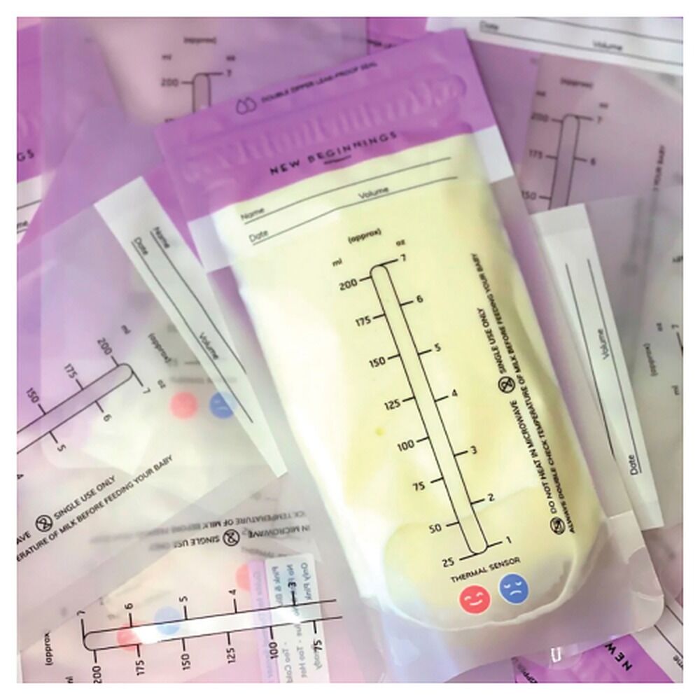 New Beginnings Breast Milk Storage Bags 25 Pack
