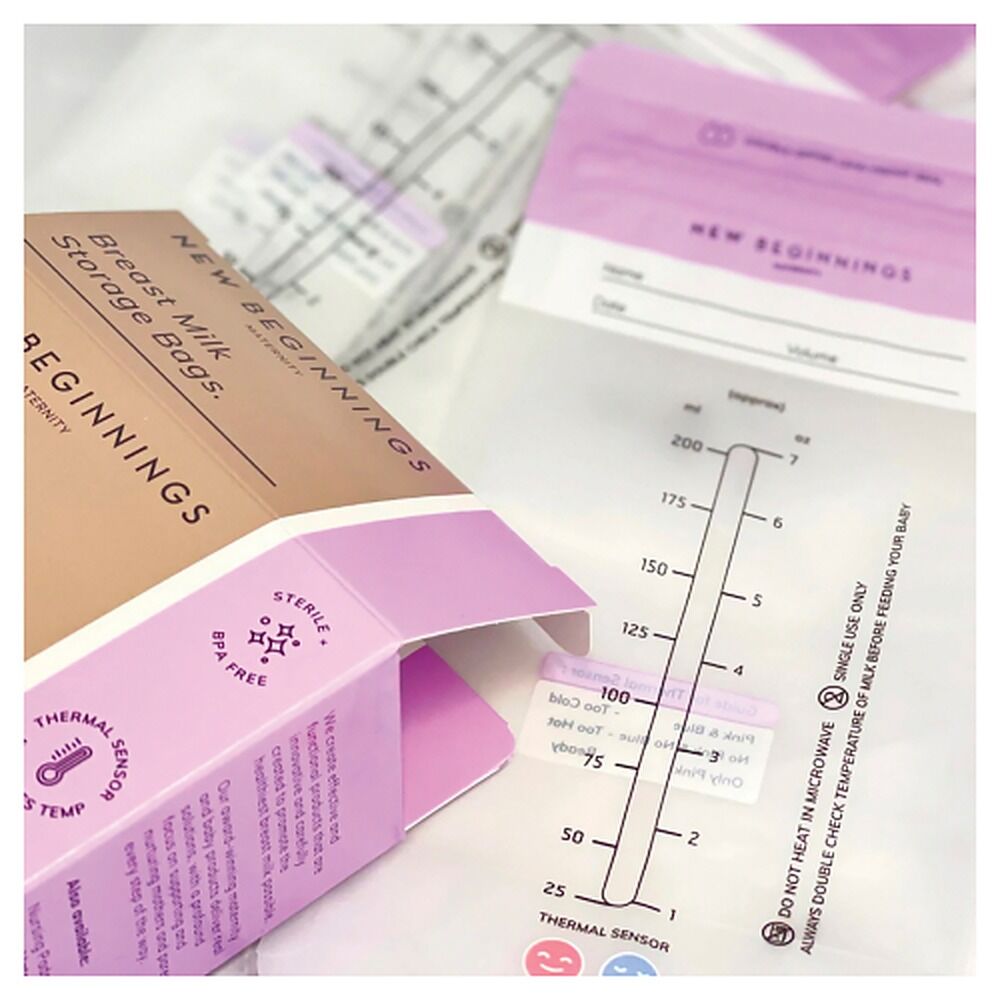 New Beginnings Breast Milk Storage Bags 25 Pack