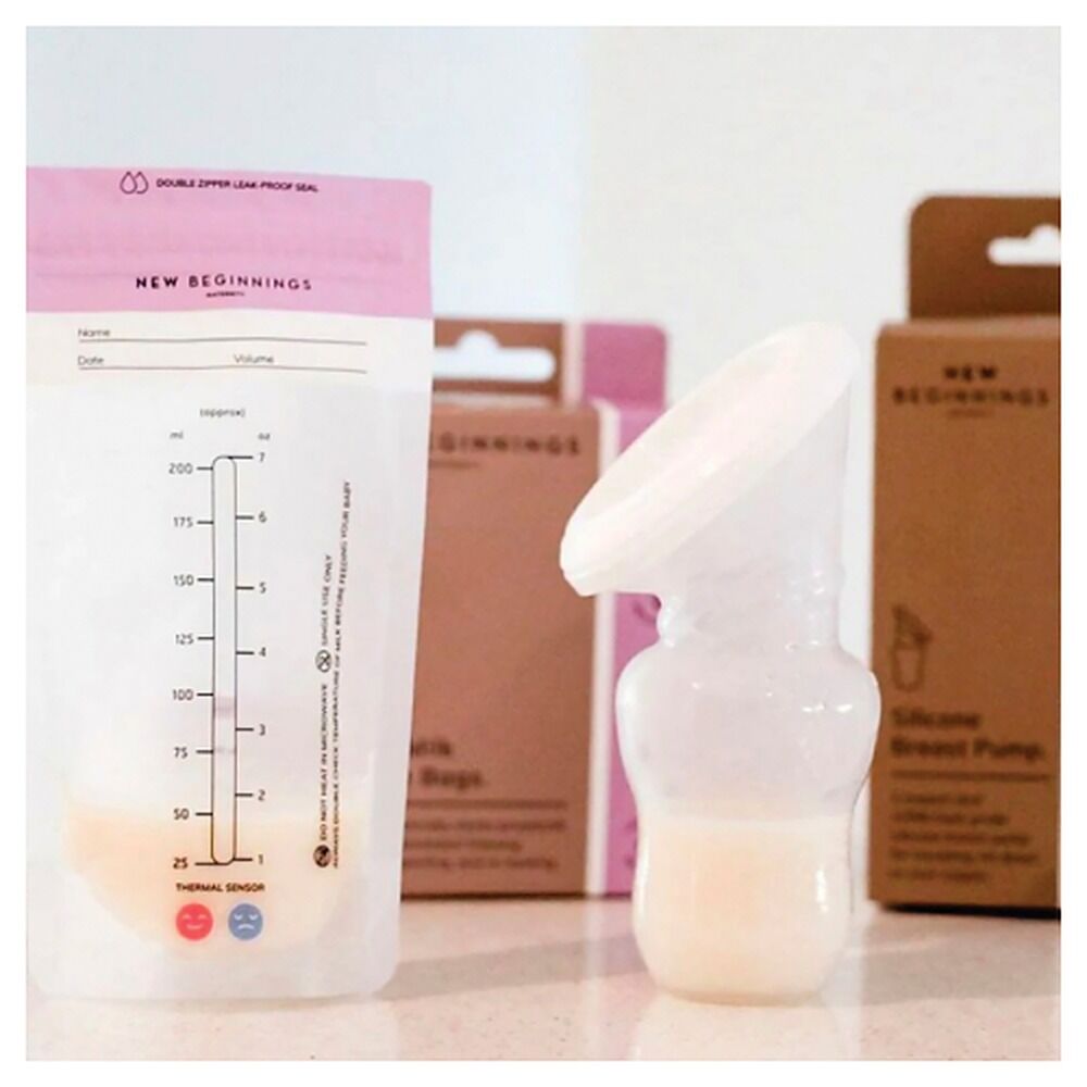 New Beginnings Silicone Manual Breast Pump