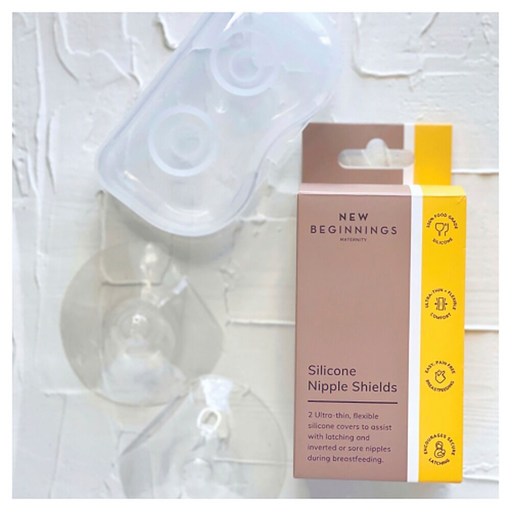 New Beginnings Silicone Nipple Shield 2 Pack