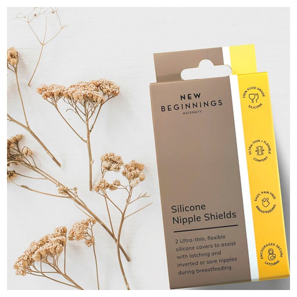 New Beginnings Silicone Nipple Shield 2 Pack