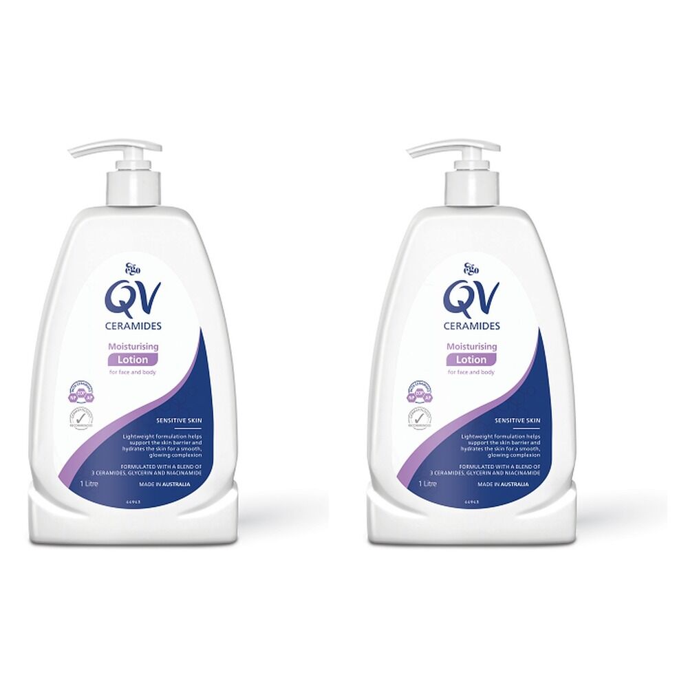 Ego QV Ceramides Moisturising Lotion 1L Pack of 2
