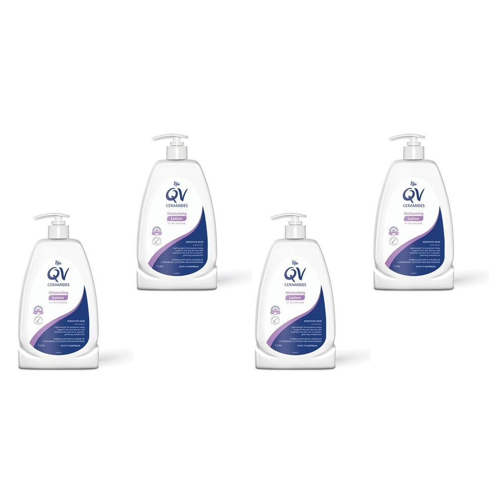 Ego QV Ceramides Moisturising Lotion 1L Pack of 4