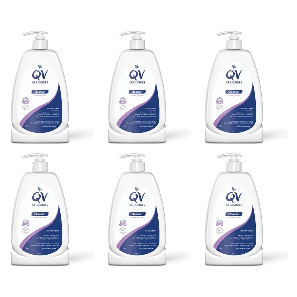 Ego QV Ceramides Cleanser 1kg Pack of 6