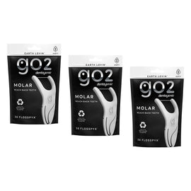 Dentagenie Molar Flosspyx Minty Floss Picks 36 Pack Bundle of 3