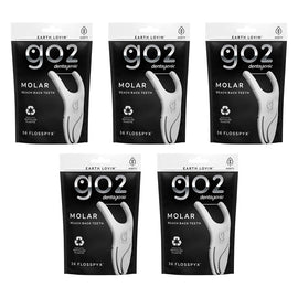 Dentagenie Molar Flosspyx Minty Floss Picks 36 Pack Bundle of 5