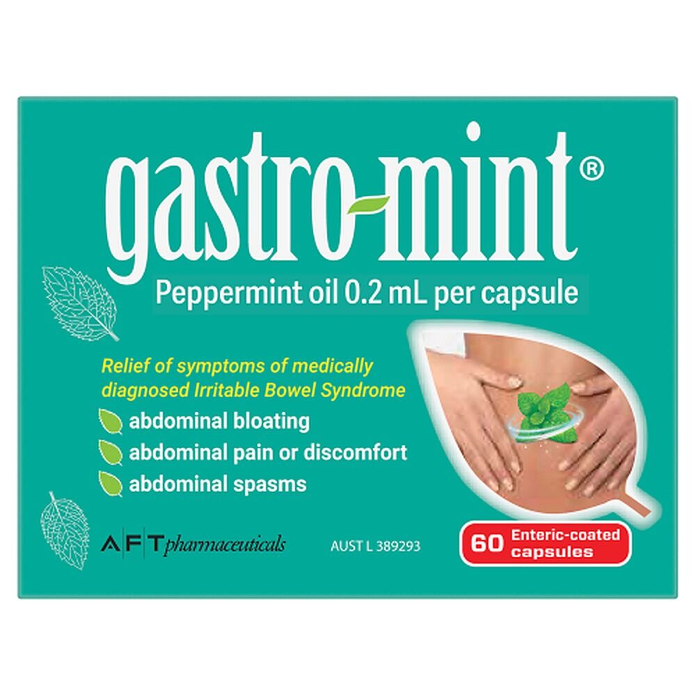 Gastromint Peppermint Oil 60 Capsules