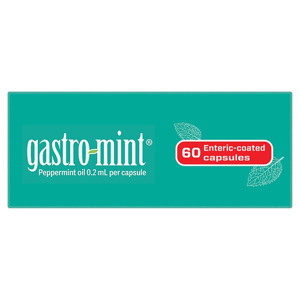 Gastromint Peppermint Oil 60 Capsules