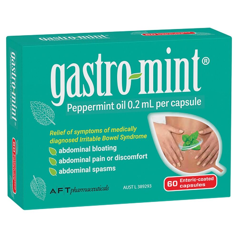 Gastromint Peppermint Oil 60 Capsules