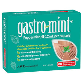 Gastromint Peppermint Oil 60 Capsules