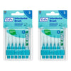 TEPE Interdental Brush 0.6mm Blue 6 Pack Bundle of 2