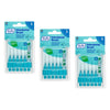 TEPE Interdental Brush 0.6mm Blue 6 Pack Bundle of 3
