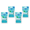 TEPE Interdental Brush 0.6mm Blue 6 Pack Bundle of 4