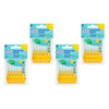 TEPE Interdental Brush 0.7mm Yellow 6 Pack Bundle of 4