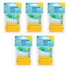 TEPE Interdental Brush 0.7mm Yellow 6 Pack Bundle of 5