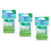 TEPE Interdental Brush 0.8mm Green 6 Pack Bundle of 3