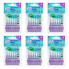 TEPE Interdental Brush 1.1mm Purple 6 Pack Bundle of 6