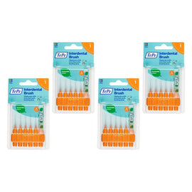 TEPE Interdental Brush 0.45mm Orange 6 Pack Bundle of 4