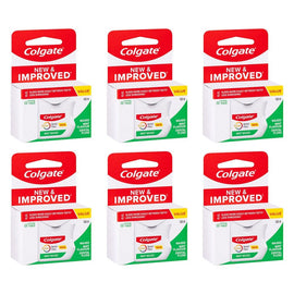 Colgate Total Dental Floss Waxed Mint Flavour 100m Pack of 6