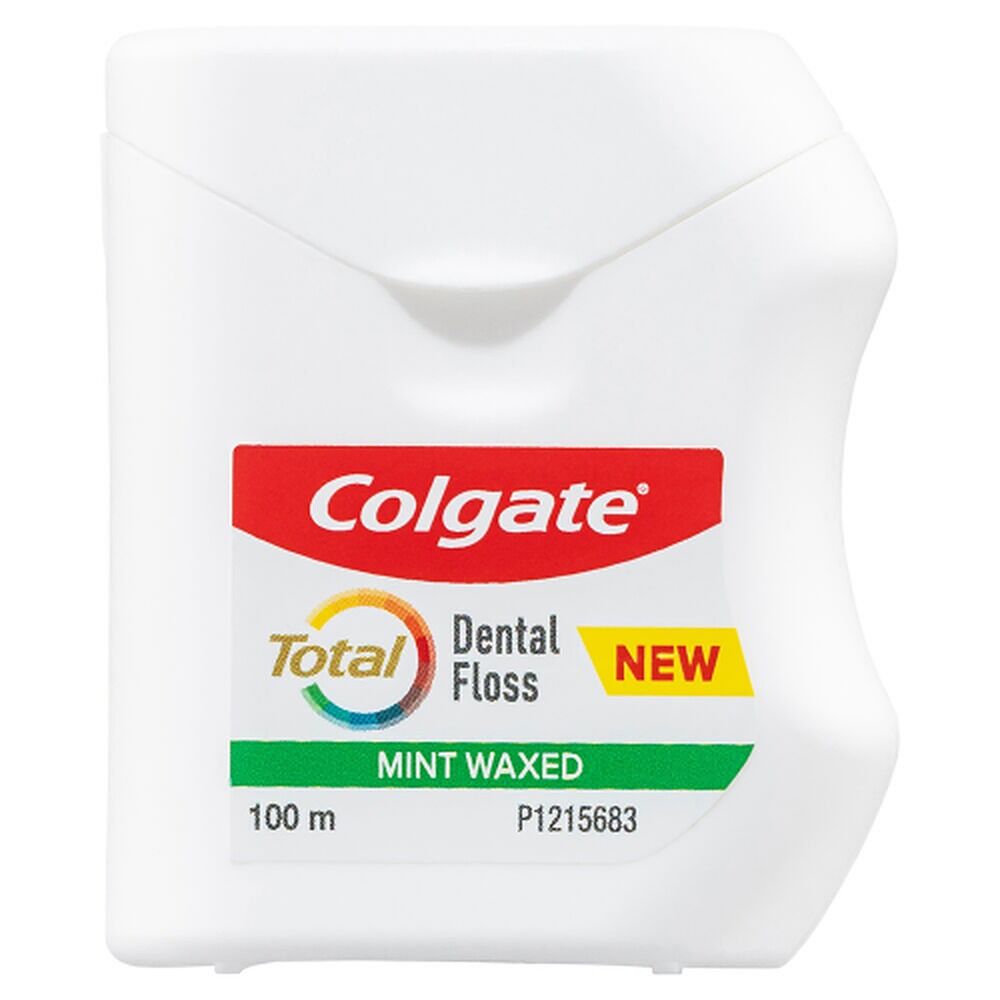 Colgate Total Dental Floss Waxed Mint Flavour 100m