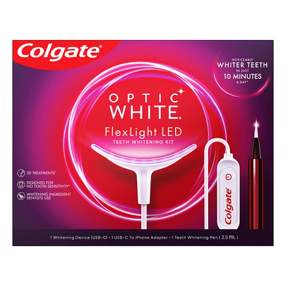 Colgate Optic White FlexLight LED Whitening Kit & Whitening Pen