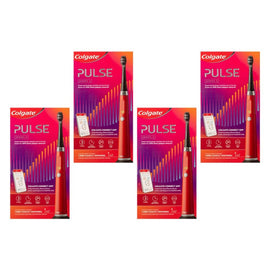 Colgate Pulse Series 2 Connected Electric Toothbrush, 2 Refill Heads Pack of 4