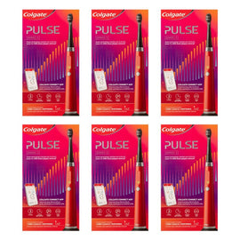 Colgate Pulse Series 2 Connected Electric Toothbrush, 2 Refill Heads Pack of 6