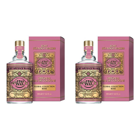 4711 Original EDC Floral Rose 100mL Pack of 2