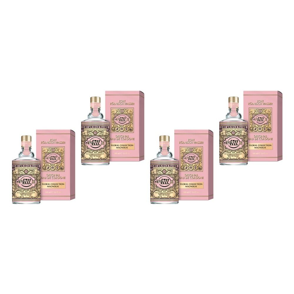 4711 Original EDC Floral Magnolia 100mL Pack of 4