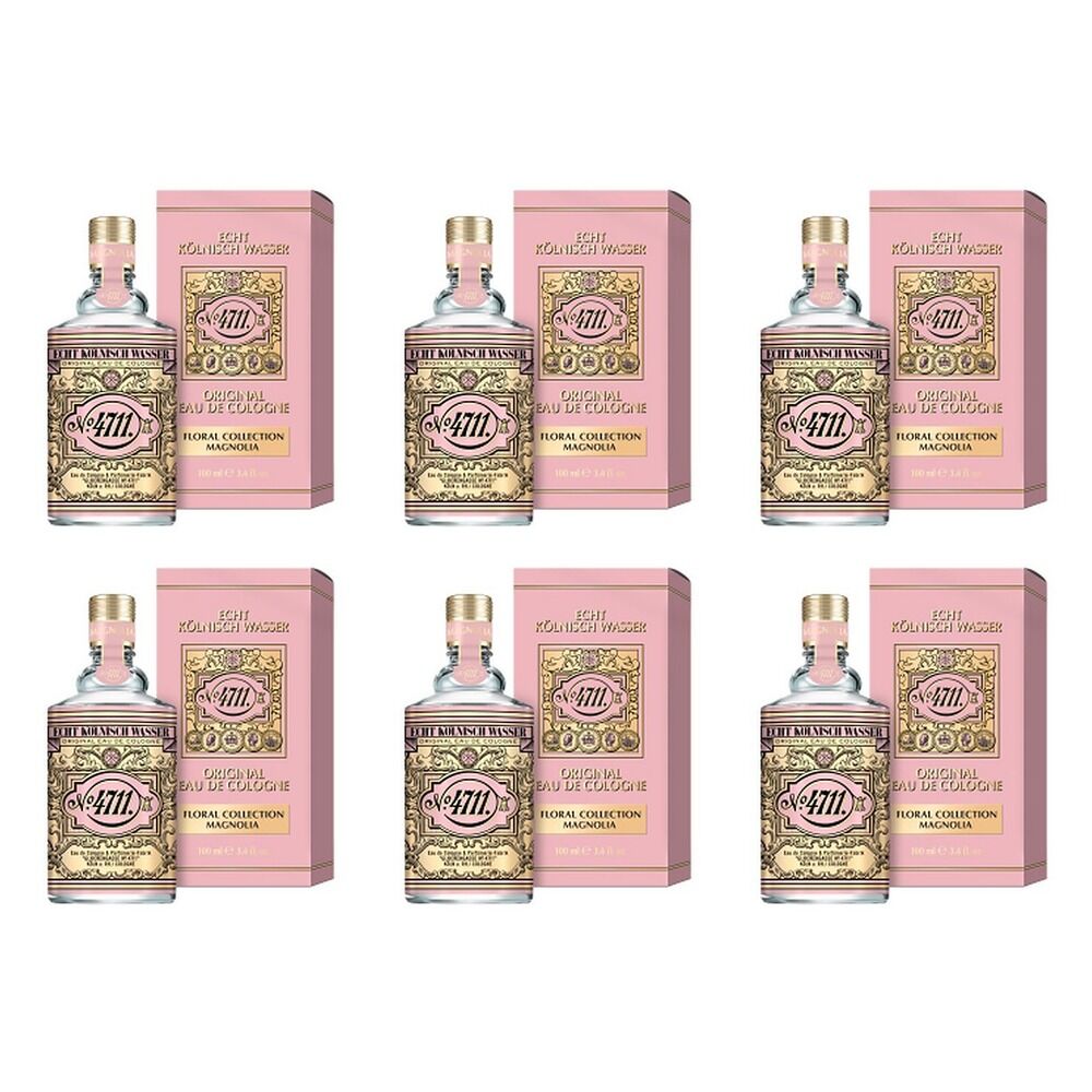 4711 Original EDC Floral Magnolia 100mL Pack of 6