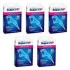 Piksters SupaGRIP Floss Picks 50 Pack Bundle of 5