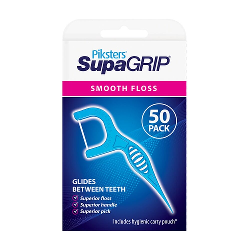 Piksters SupaGRIP Floss Picks 50 Pack