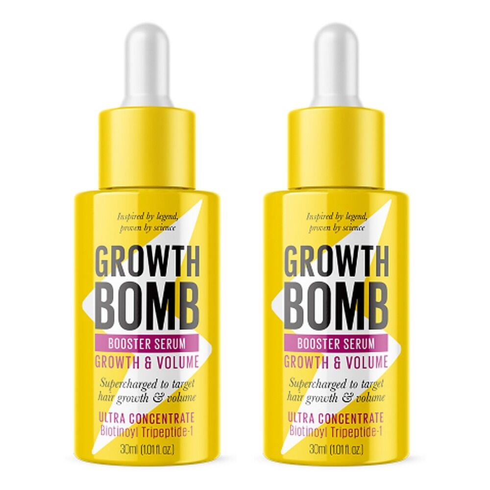 Growth Bomb Booster Serum Growth & Volume 30mL Pack of 2