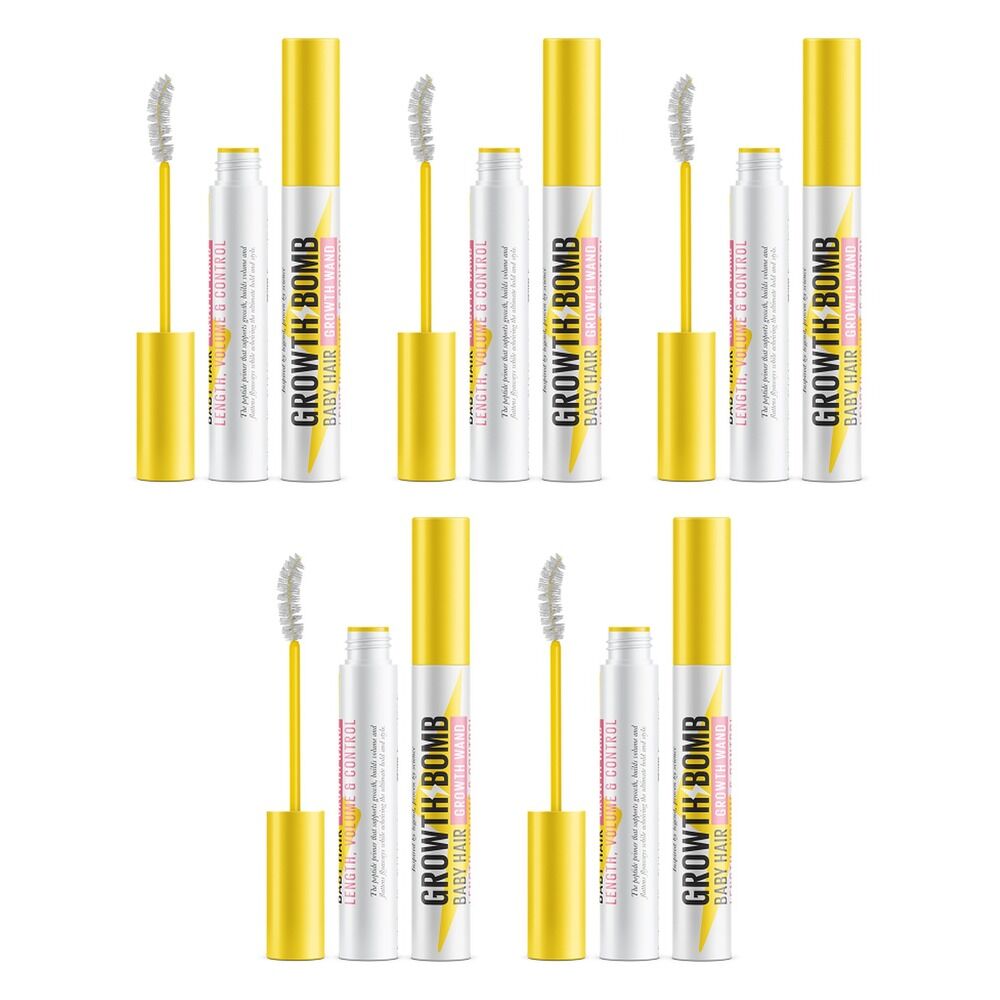 Growth Bomb Hair Growth Wand 10mL x 6 Bundle of 5