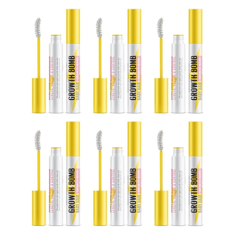 Growth Bomb Hair Growth Wand 10mL x 6 Bundle of 6