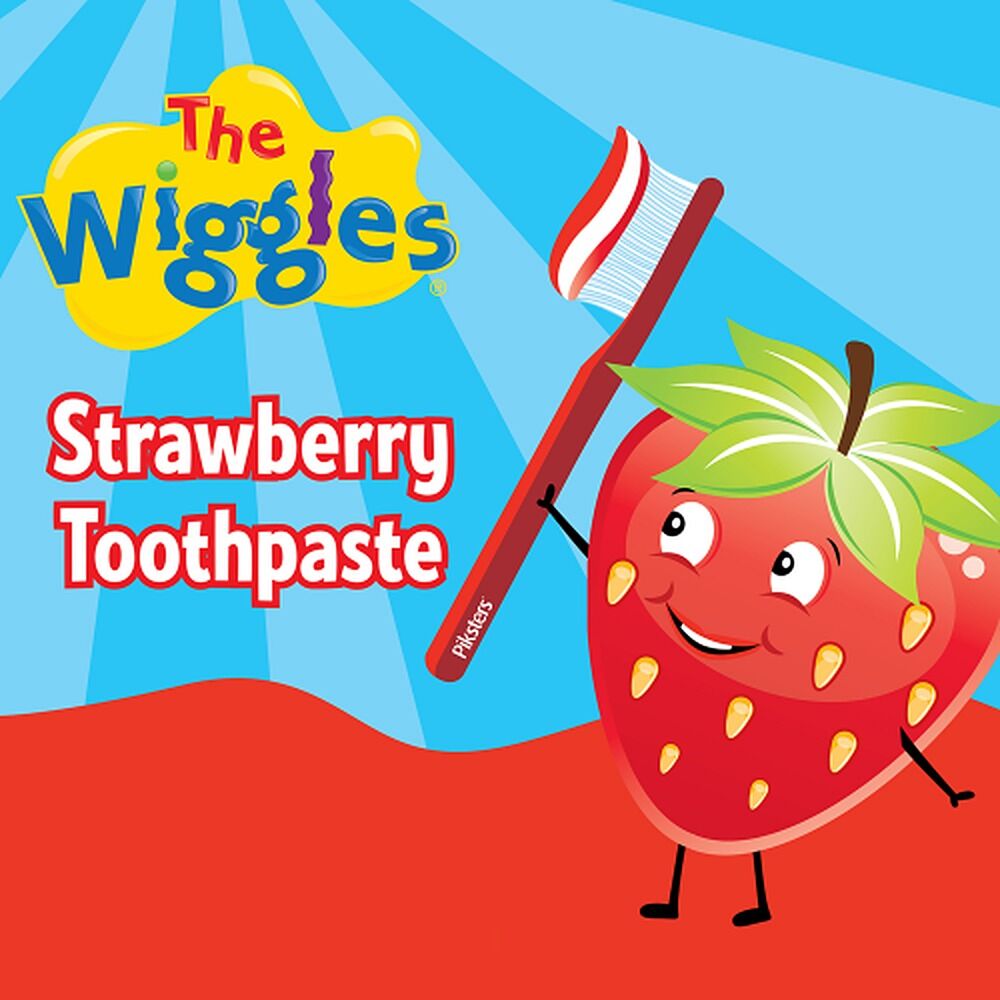 Piksters The Wiggles Kids Toothpaste Strawberry 2-5 Years 96g