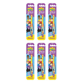 Piksters The Wiggles Toothbrush Soft Pack of 6