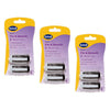 Scholl ExpertCare File and Smooth 2 in 1 Roller Head 2 Pack Bundle of 3