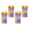 Scholl ExpertCare File and Smooth 2 in 1 Roller Head 2 Pack Bundle of 4