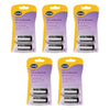Scholl ExpertCare File and Smooth 2 in 1 Roller Head 2 Pack Bundle of 5