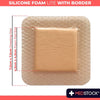Medstock Silicone Lite Dressing With Border 7.5cm x 7.5cm 10 Pack