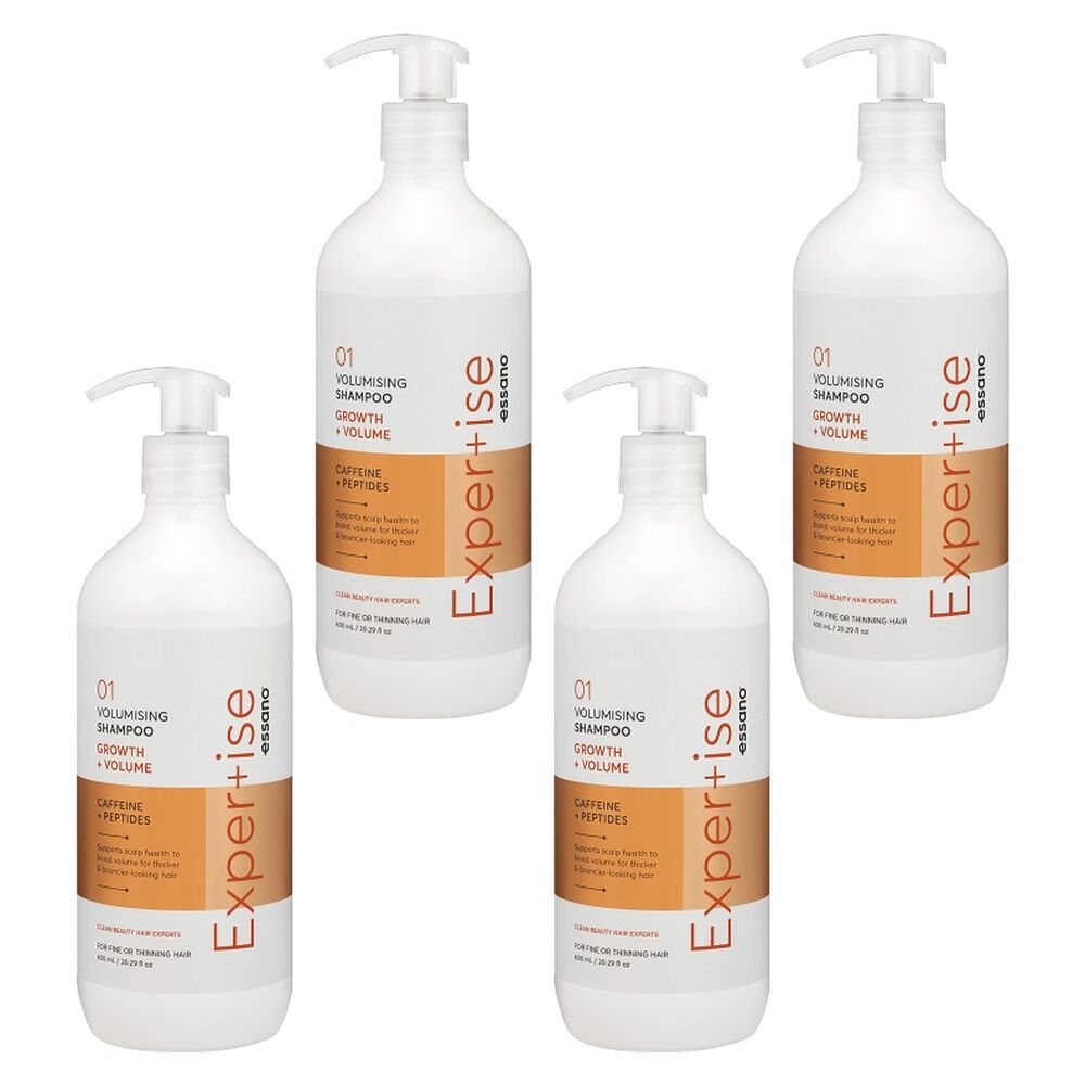Essano Expertise Volumising Growth Shampoo 600mL Pack of 4
