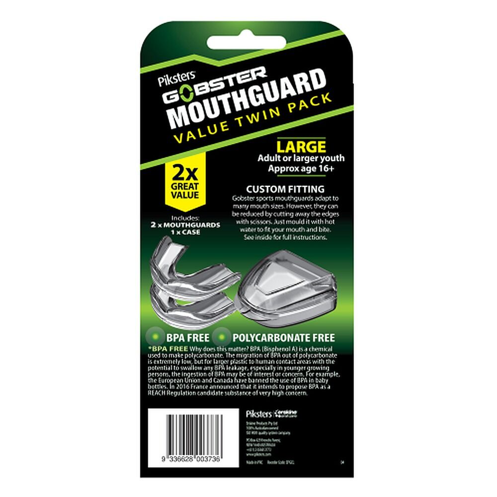 Gobsters Mouthguard Large 2 Pack