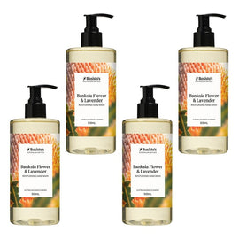 Bosisto's Banksia Flower and Lavender Hand Wash 500mL x 3 Bundle of 4