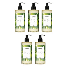 Bosisto's Desert Lime and Eucalyptus Hand Wash 500mL x 3 Bundle of 5