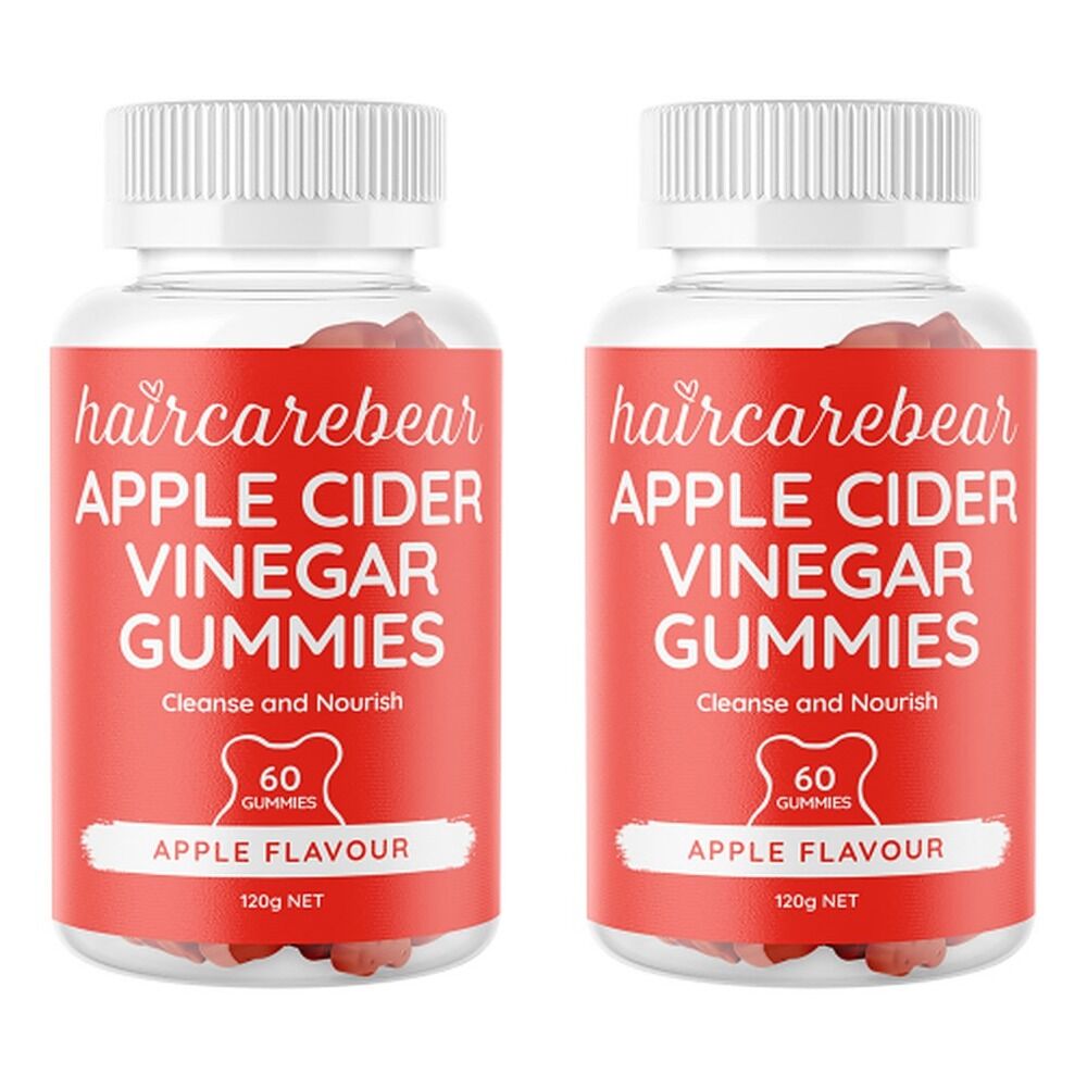 Haircarebear Apple Cider Vinegar Gummies Pack of 2