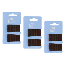 Pharmacy Health Blending Bobby Pins Brunette 30 Pack Bundle of 3