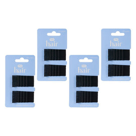 Pharmacy Health Blending Bobby Pins Black 30 Pack Bundle of 4