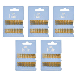Pharmacy Health Thick Bobby Pins Blonde 10 Pack Bundle of 5
